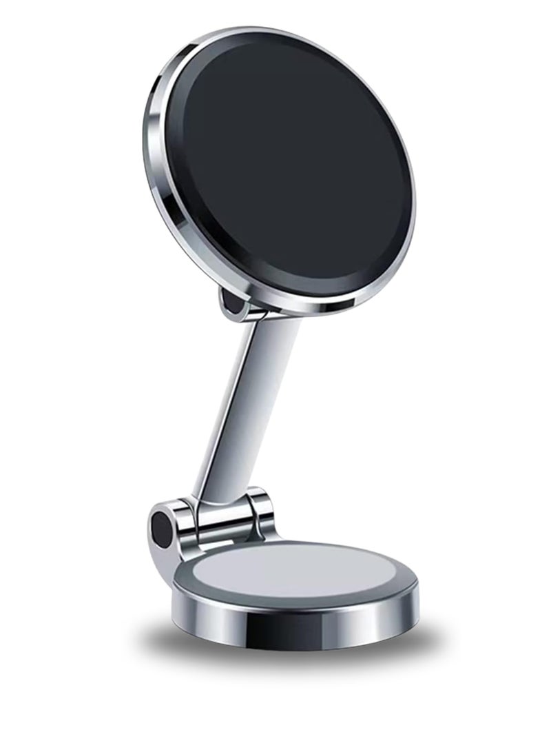 حامل هاتف مغناطيسي للسيارة - 10 مغناطيسات قوية، حامل آمن للسيارة، دوران 360 درجة، مشبك لوحة القيادة وفتحة التهوية، عالمي لهاتف iPhone وSamsung وجميع الهواتف الذكية - Image 1